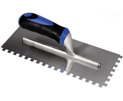 B.A.T. Bright Steel Notched Adhesive Trowel