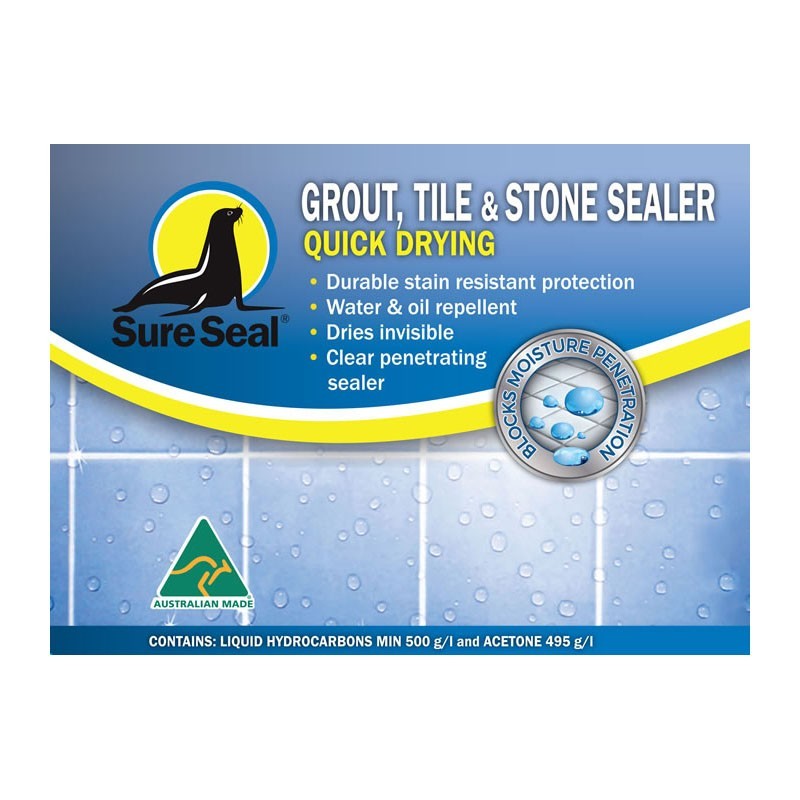 SURE SEAL GROUT AND TILE SEALER (QUICK DRYING)
